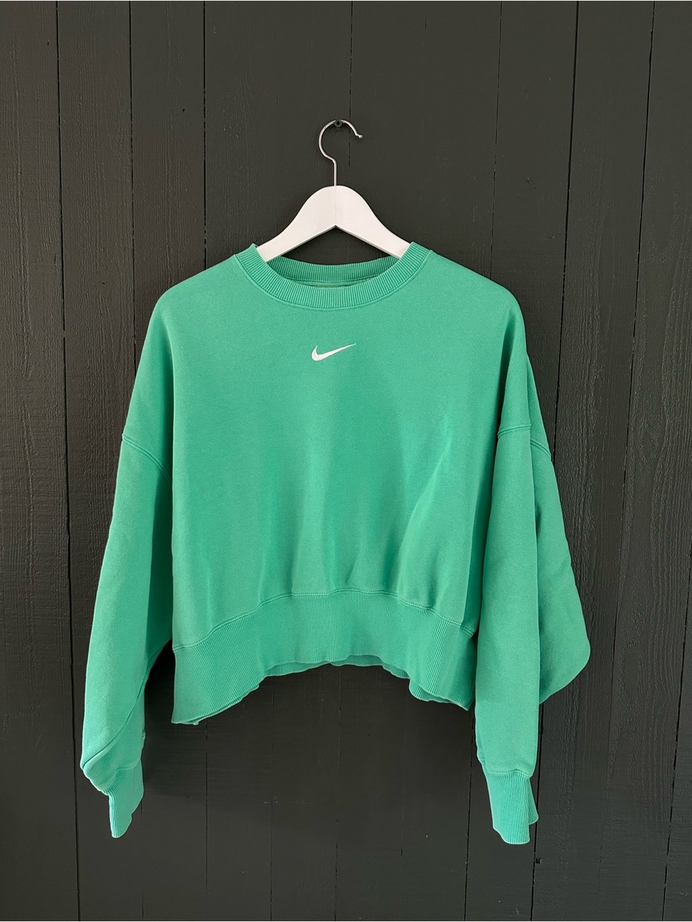 Nike Phoenix Fleece Oversized Cropped Crewneck Sweatshirt